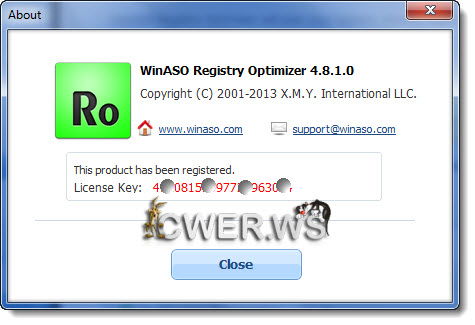 WinASO Registry Optimizer 4.8.1.0
