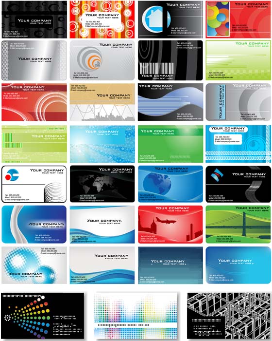 Business Cards Vector 