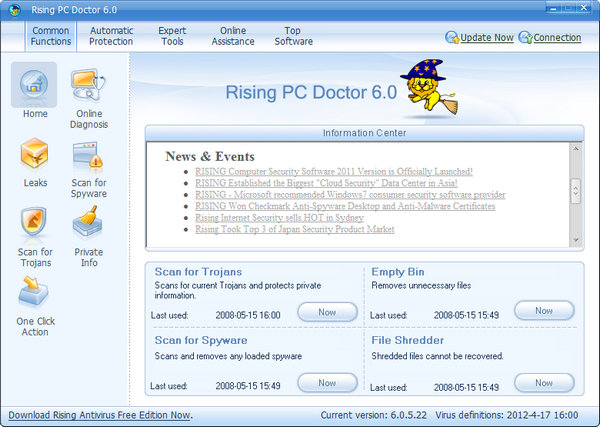 Rising PC Doctor 6.0.5.22