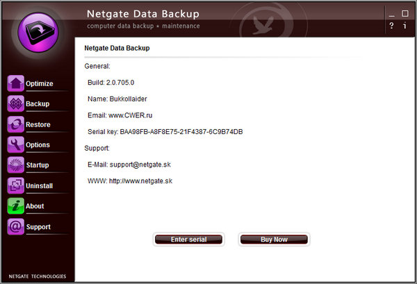 NETGATE Data Backup 2.0.705.0