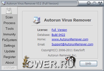Autorun Virus Remover 3.1 Build 0422