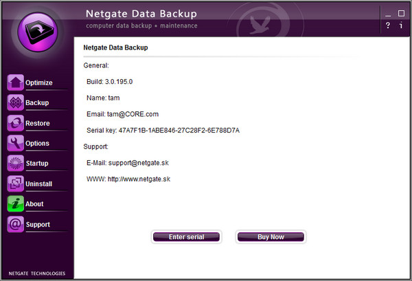 NETGATE Data Backup 3.0.195