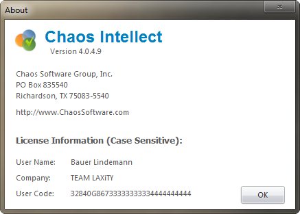 Chaos Intellect 4.0.4.9