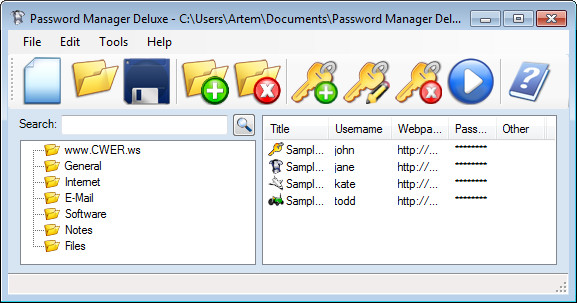 Password Manager Deluxe 3