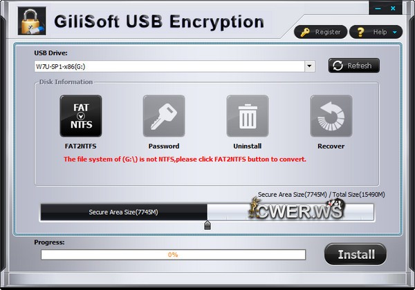 GiliSoft USB Stick Encryption 4
