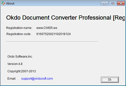 Okdo Document Converter Professional 4.8