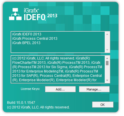 iGrafx Enterprise 15.0.1.1547