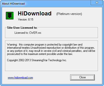 HiDownload Platinum 8.15