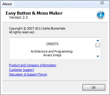 Easy Button & Menu Maker 2.3