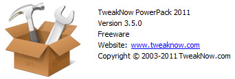 TweakNow PowerPack 2011 3.5.0