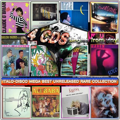 Italo-Disco Mega Best Unreleased Rare Collection (2010) 4CD
